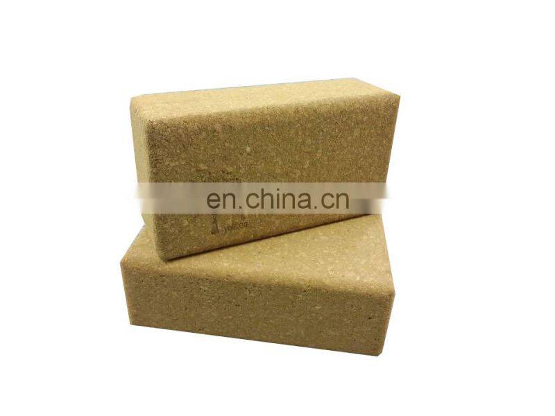 Organic High Density Natural Cork Pilates Brick Yoga Block