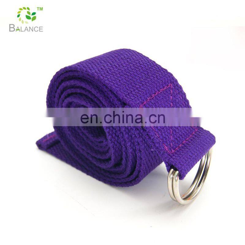 hot sale yoga straps custom with logo colorful yoga strap for stretching from BALANCE