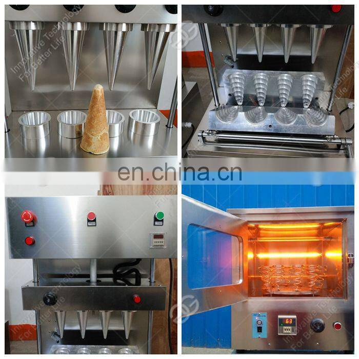 Automatic Snow Cone Machine Cheap Ice Cream Cone Maker Maquina De Fazer Pizza Cone For Sale