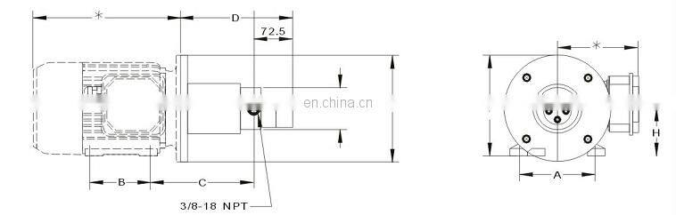 High quality small flow micropump stainless Steel Magnetic Gear Pump