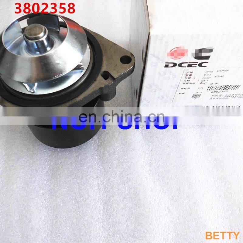 Tazondli original water pump 3802970 3802358 for Cum mins B4 and B6 engine