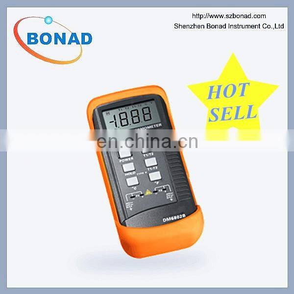 hot sell ! Two channel record digital thermometer DM6802B