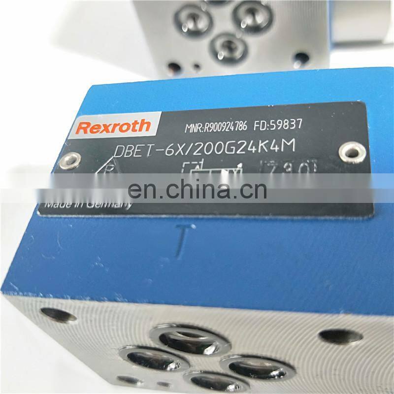 Rexroth R900924786 DBET series DBET-6X/200G24K4M solenoid Proportional relief valve
