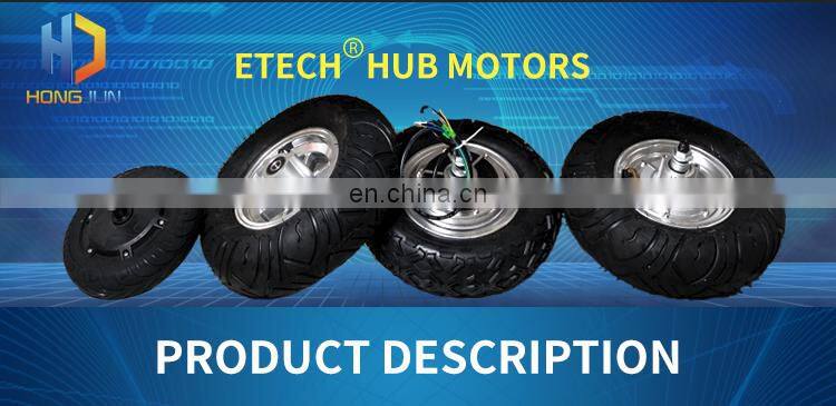 5 Inch Geared DC Hub Motor for Robot
