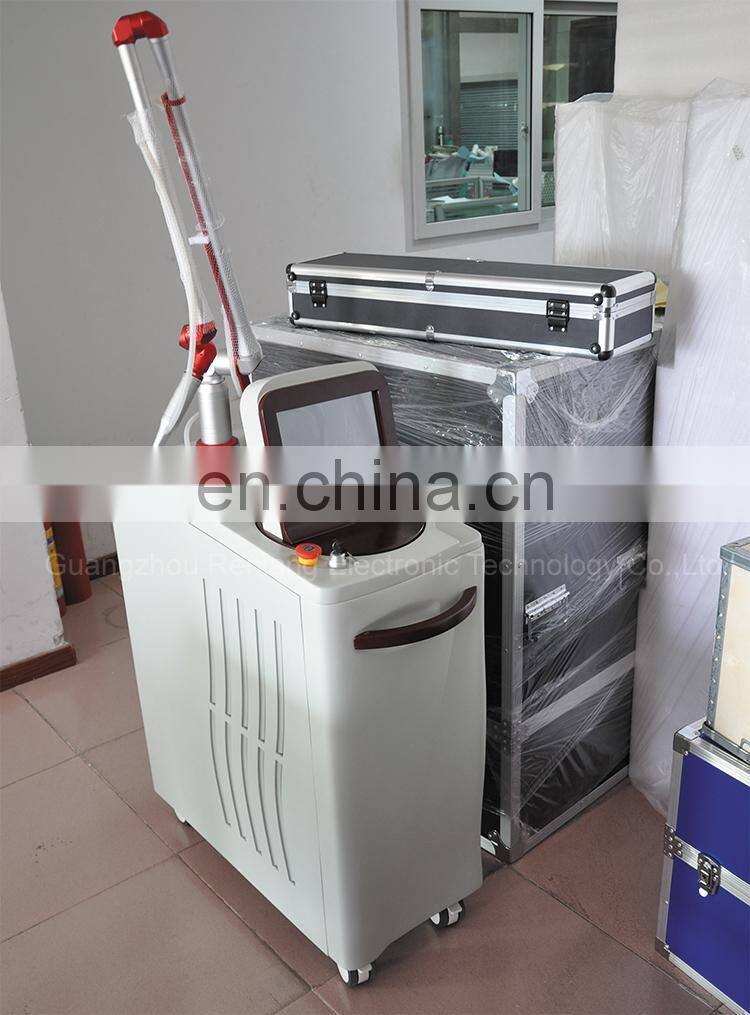 Vertical 1064nm 532nm Q-Switch ND YAG Laser Tattoo Removal Machine Carbon Peel