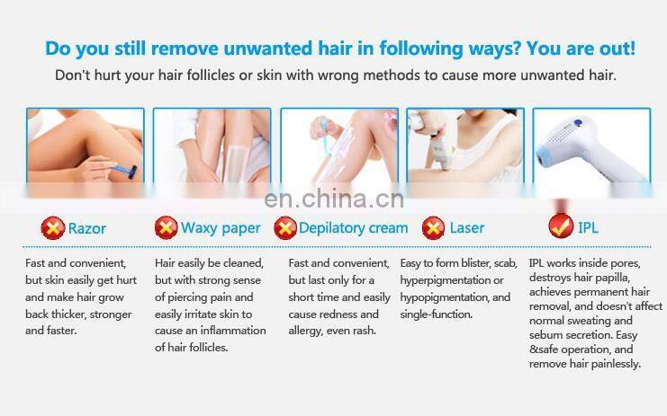 Best sale Home Use depiladora laser personal Hair Removal Machine for body and face