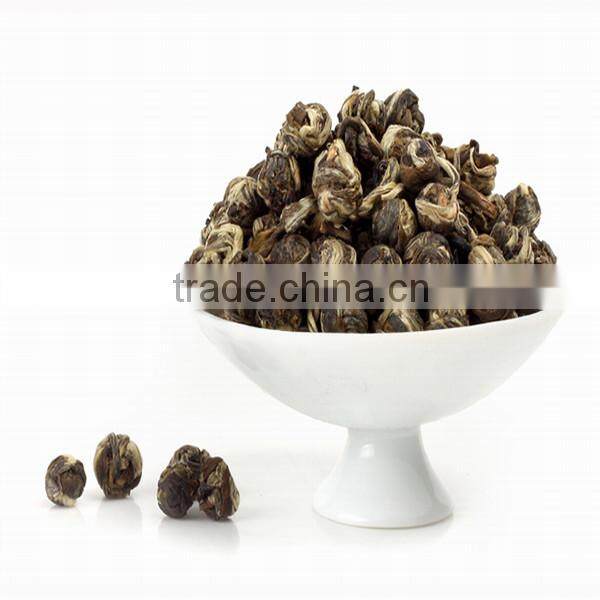 Chinese finest jasmine dragon pearls,Good tasty and Organic jasmine pearls tea