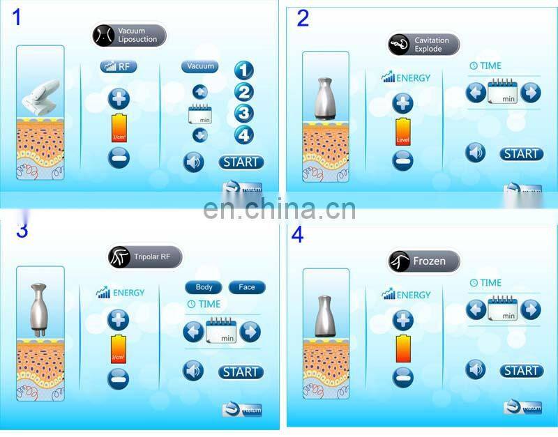 Most Effective RF Vacuum Roller Ultrasonic Face Lift Cavitation Machine Body Slimming