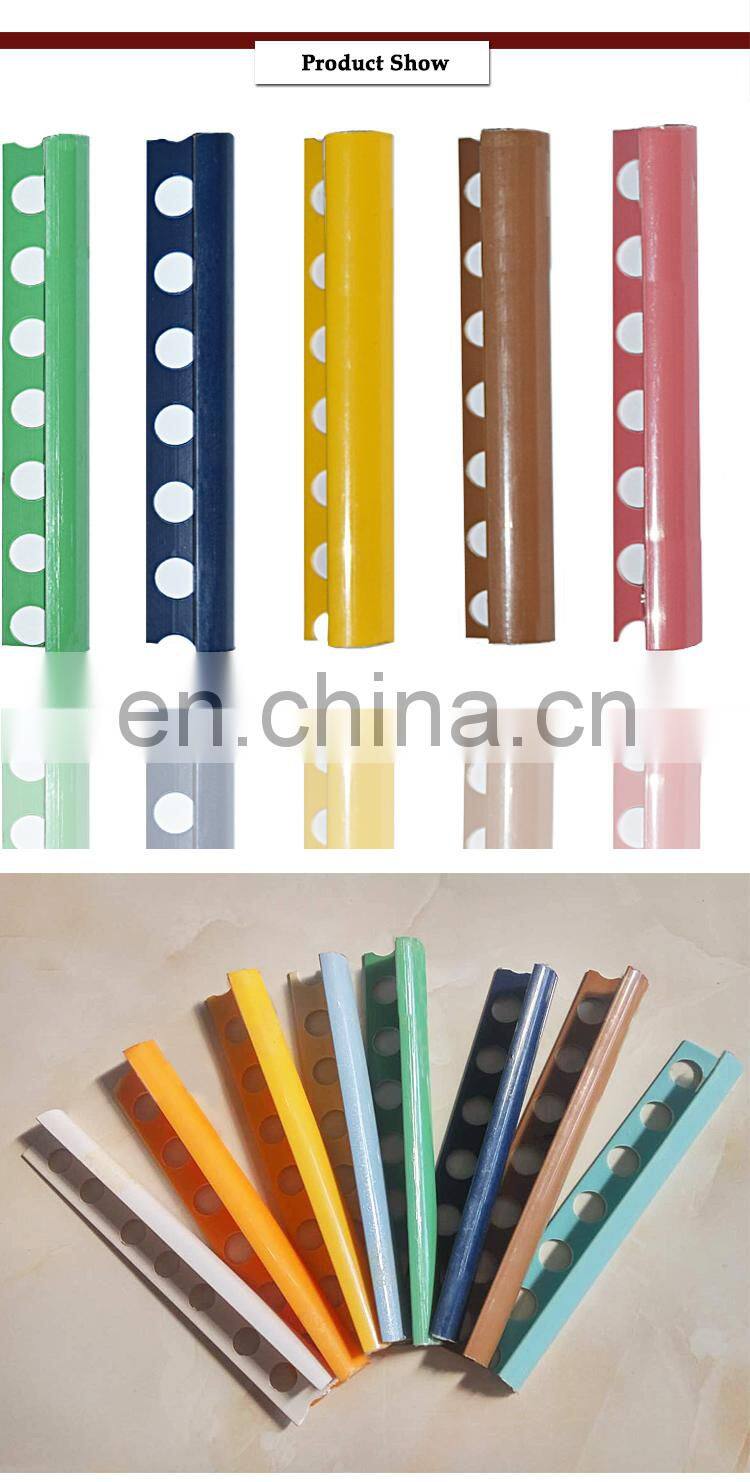 Plain colors pvc ceramic tile trim