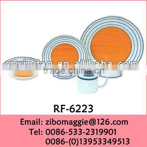Professional Good Quality Cute Designed Oversized Ceramic Custom Sets Dinnerware