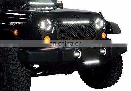 High quality lamp bead 15w For jeep for wrangler 2007-2017 round 4" 4inch car lights led headlight headlamp
