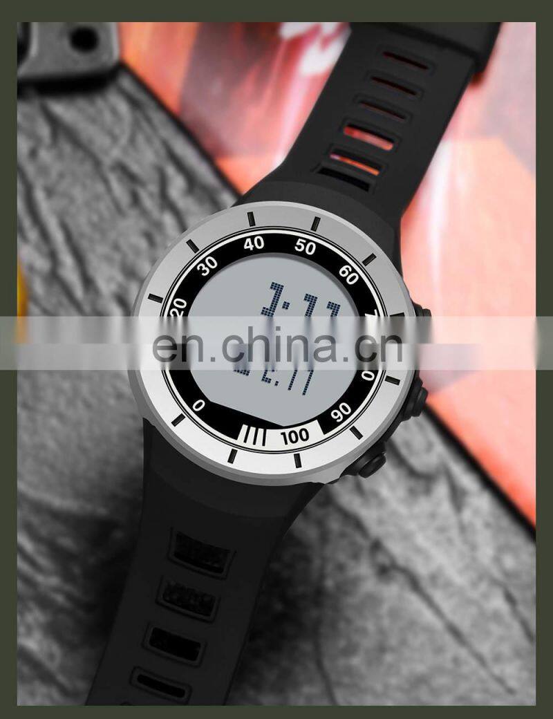 SANDA 9001 Men Watch Luxury Large Dial Digital Watches Electronic Wristwatches digital watches sanda