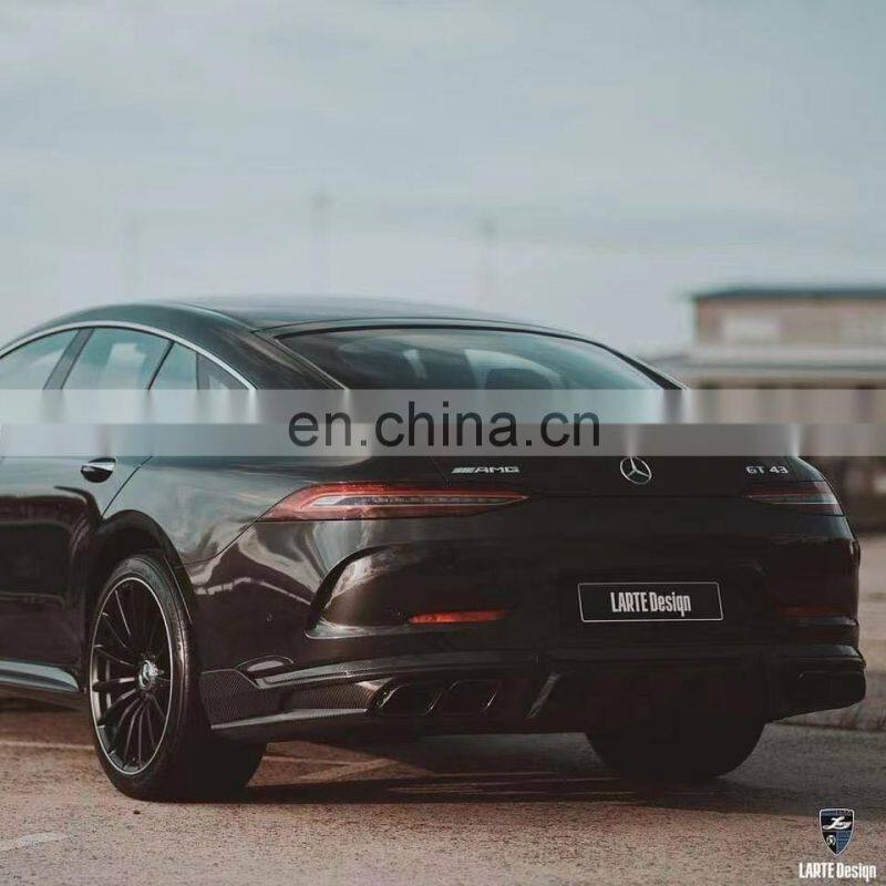 Runde Newest For Mercedes-Benz AMG GT 43 50 53 GT63S Upgrade Larte Design Body Kit Front Lip Rear Lip Spoiler Top Wing