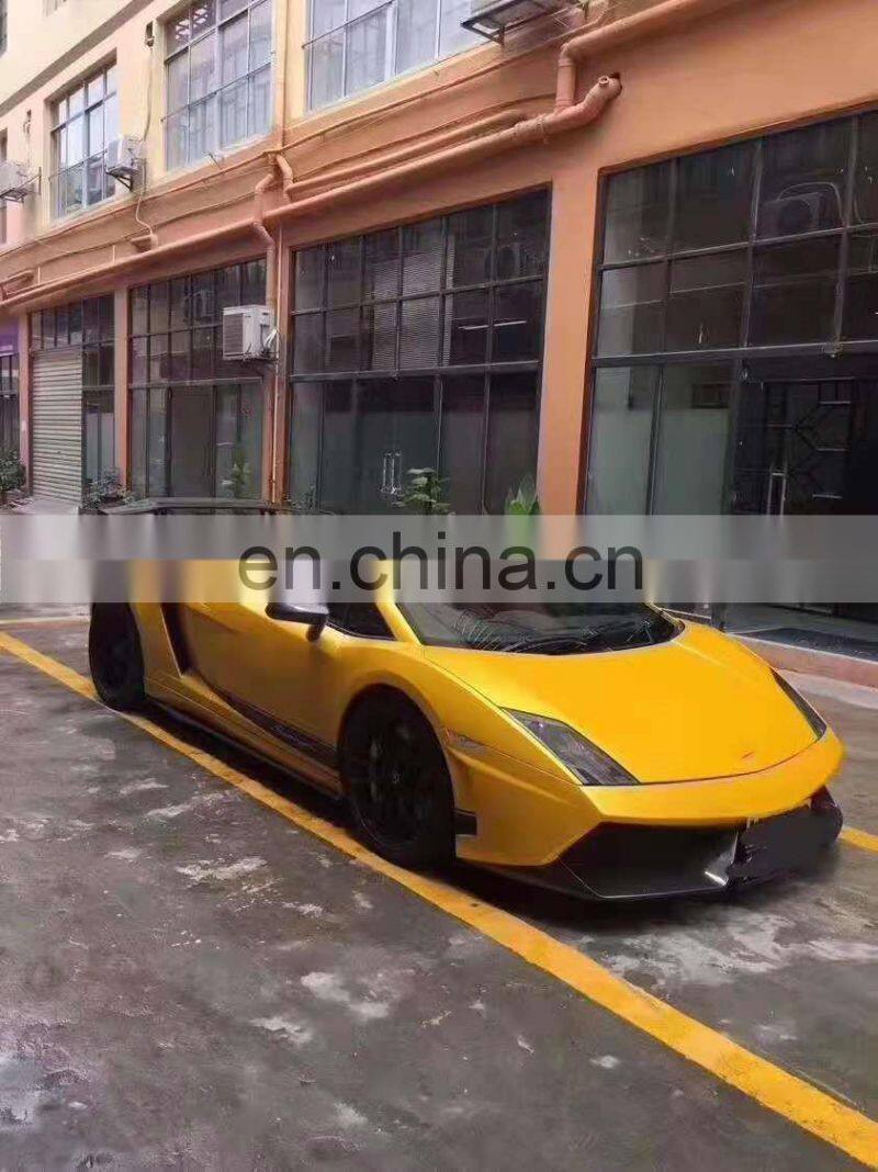Runde For Lamborghini Gallardo LP550 LP560 LP570 DMC Style Front Bumper Carbon Fiber Side Skirts Rear Spoiler Body kit