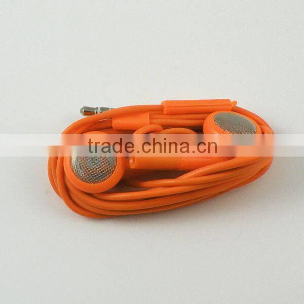 High quality ,low price, 3.5mm colorful earphones for iphone4/apple