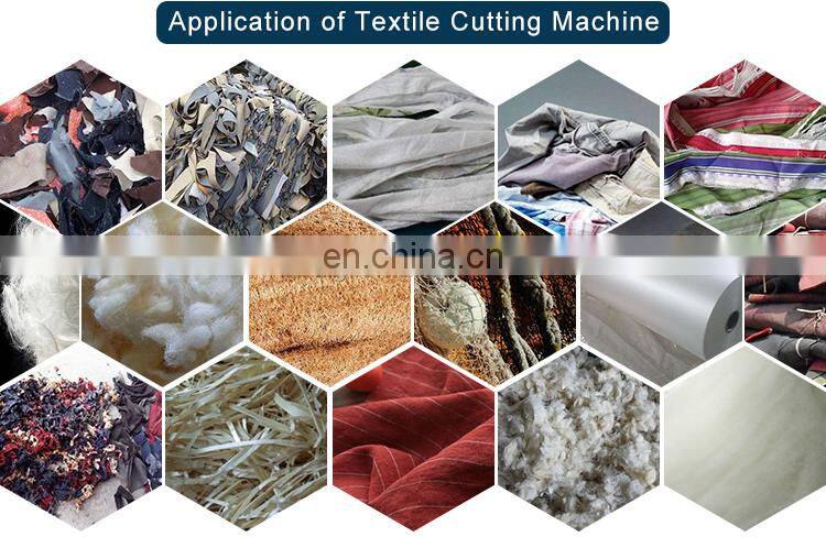 Waste Recycling Use Fiber Fabric Plastic Cutting Machine Waste Cloth Rags Cutter Shredding Machine Wool Shredder