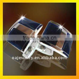 best sell unique design cufflinks for men shirt with carbon fiber inlaid paypal acceptable