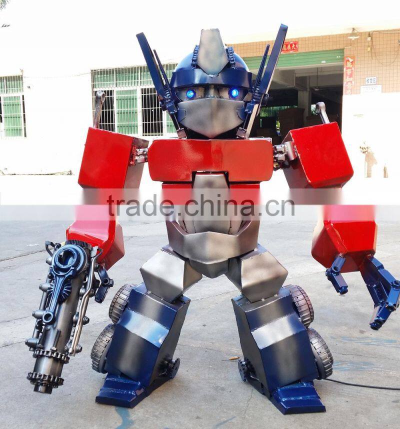 1.2 meters high Optimus prime famous modern sculpture