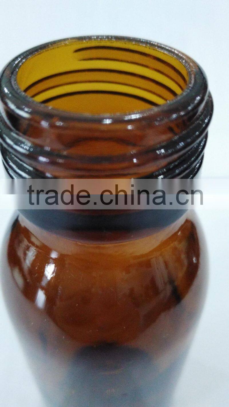 60ml amber glass medicine bottle