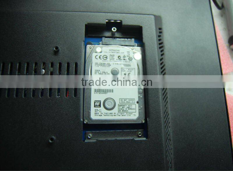 movbale harddisk 15'' touch screen embedded computer with Atom D525