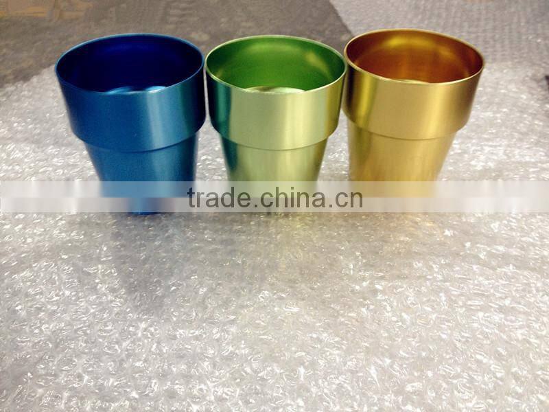 CCBM-322 New Available 12oz mini Aluminum coffee cup, tea cup, drinking cup (Accept OEM)