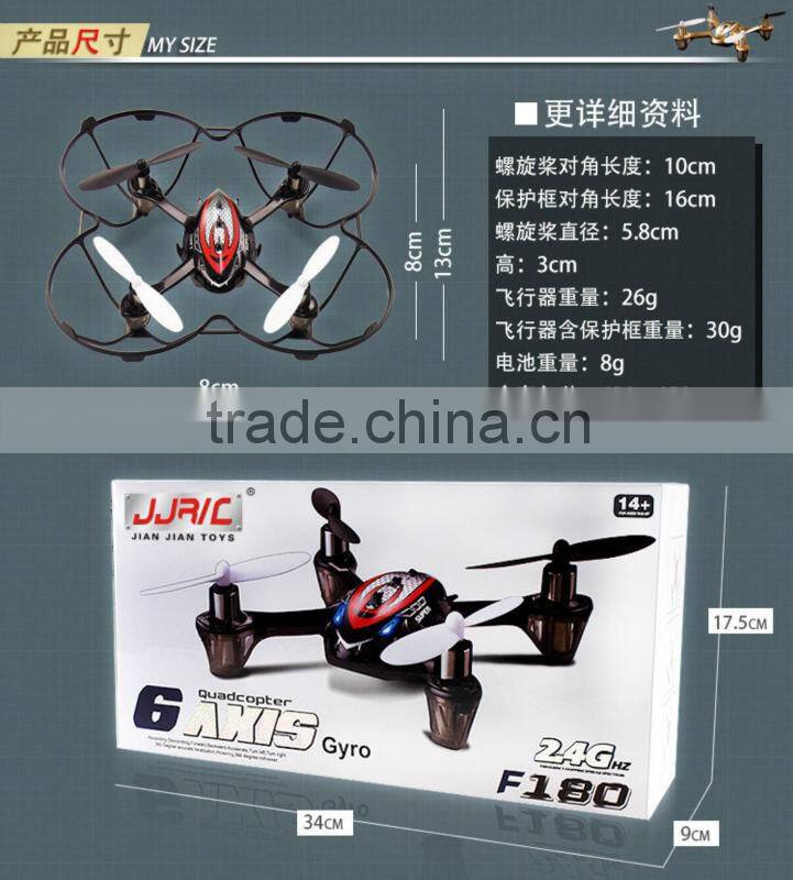 China Manufacture RTF 2.4G 6 Axis RC Drone RC Quadrocopter With Gyro RC Helicopter UFO