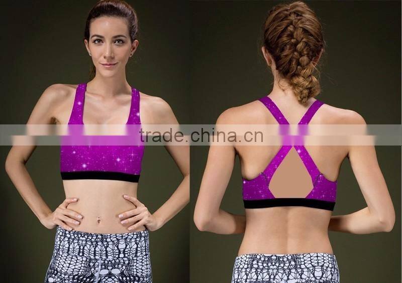 (Trade Assurance)Seamless Sport Bra Fashion Sexy Bra Yoga Bra