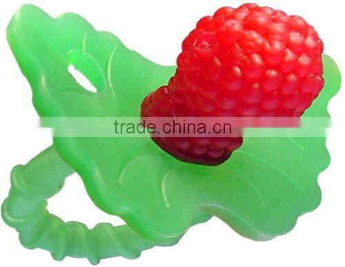 BPA Free Red Silicone Baby Berry Teether Wholesale