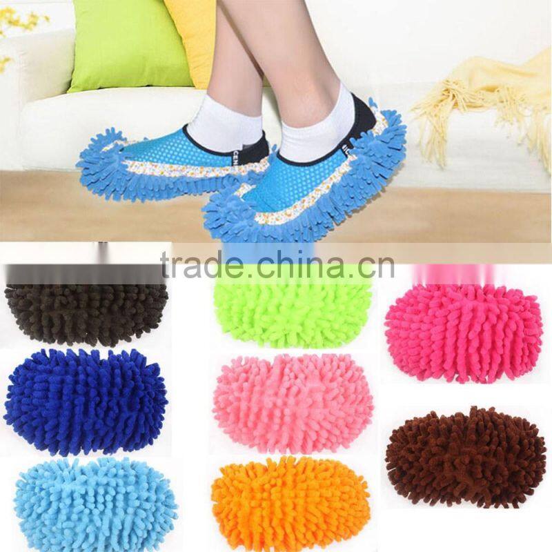 Home Slippers Functional And Adjustable Dust Mop Slippers Shoes Floor Cleaner