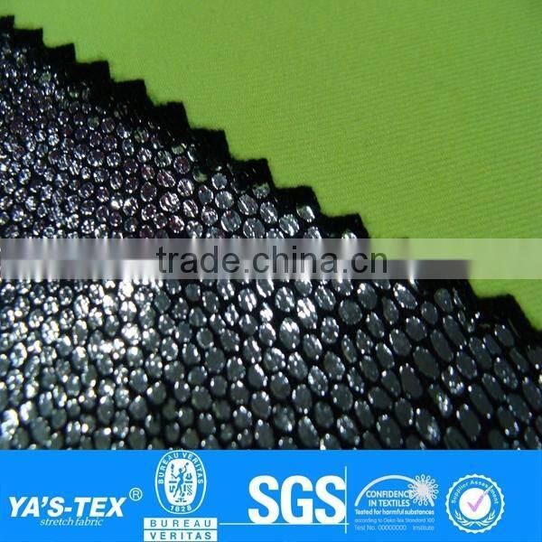 3 layers fluorescent light waterproof windproof PTEF membrane laminated fabric for sportswear jacket