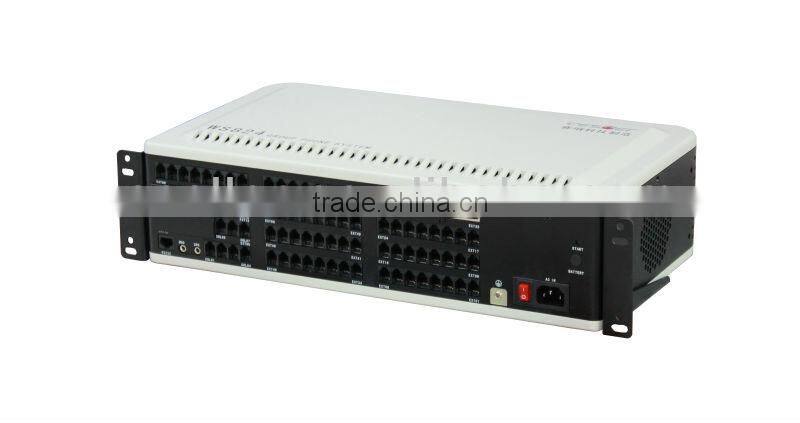 8 Co lines 64 Exts factory price telephone line switch pabx