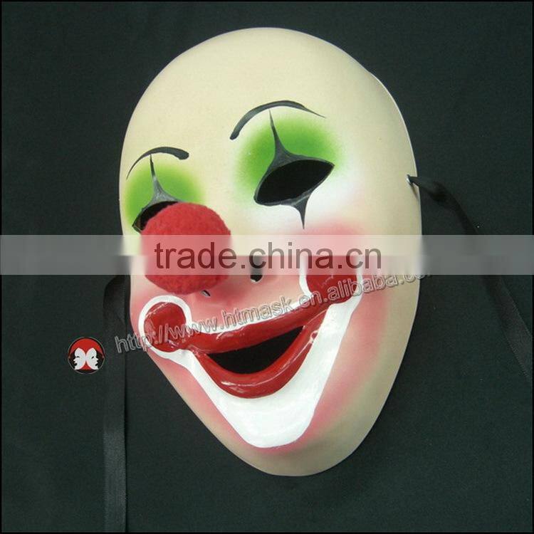 Hand pai sketchin Clown Prince of Crime Rigid Plastic Clown Mask Cartoon Show Mask Will Partyl Mask The Adults And Kids Can Wear