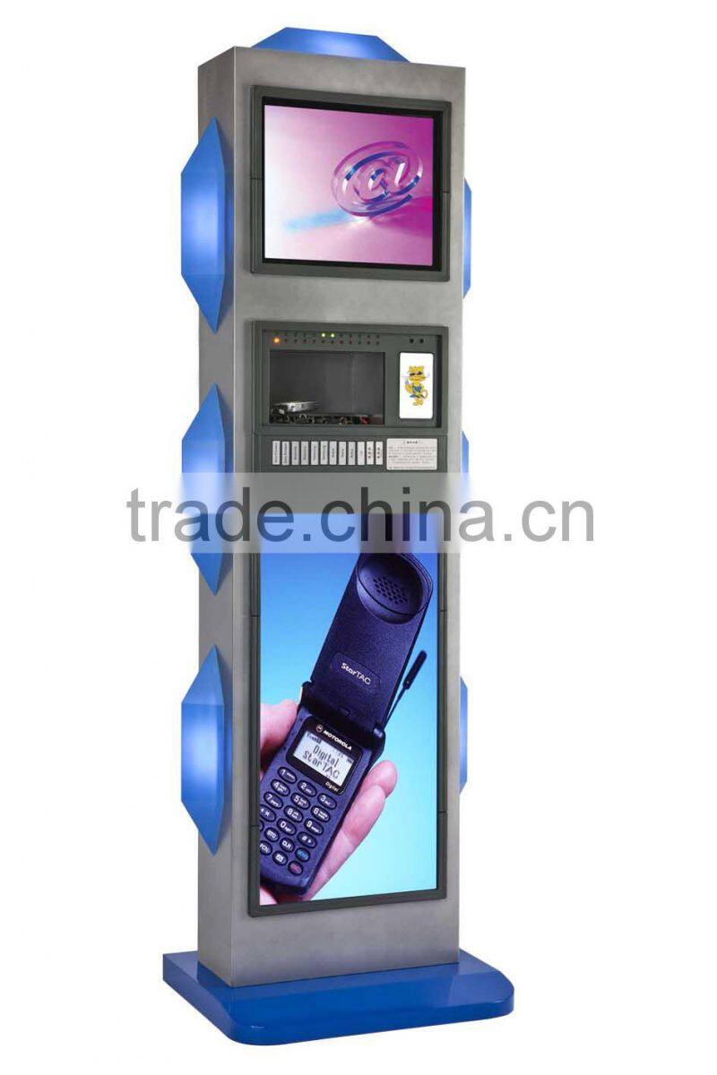 Free standing Mobile Device Charging Station for Airports Shopping Center