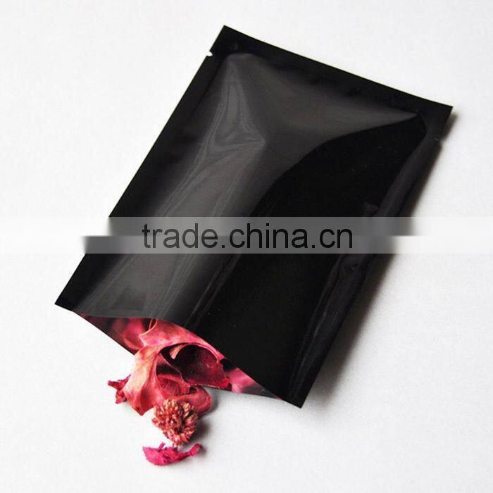 Heat seal foil bags black