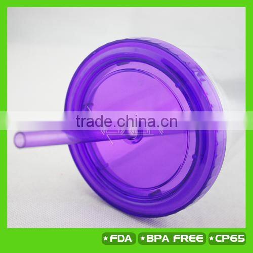 16OZ Double Wall Plastic cup W Removable Bottom ,2014 NEWS!