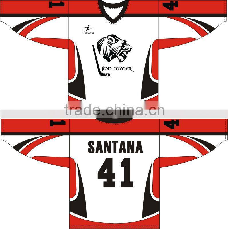 Sublimation Ice Hockey Uniform Professional Ice Hockey Jerseys For Team Custom Made Ice Hockey Jersey