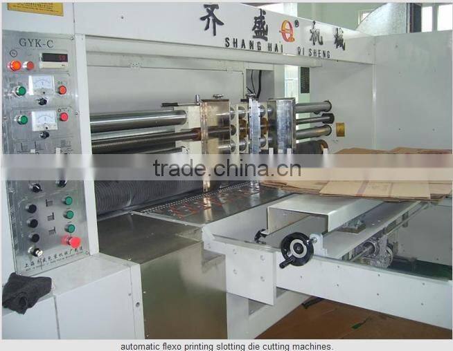 Corrugated carton box 5 / 6 colors printing machine/carton forming printing machine