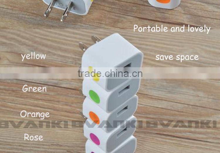 new premium Phone accessory wall usb charger for iphone wall charger, US wall mount usb charger free samples