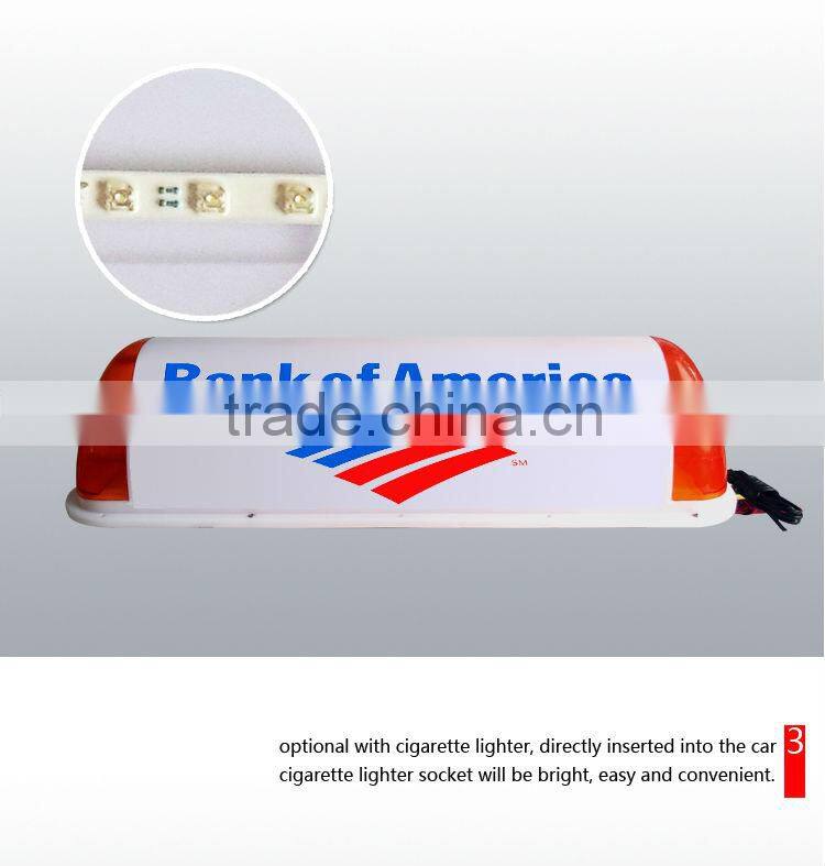 White taxi accessories box taxi top light
