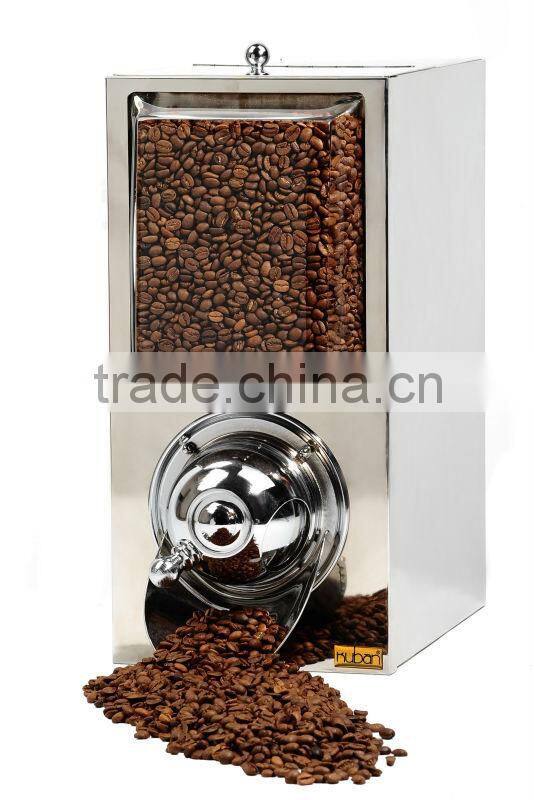 Golden Coffee Bean Dispenser/Aesthetic Coffee Silos/Best Coffee Bean Dispensers/Bulk Coffee Display Box/Coffee Bean Dosage Silos
