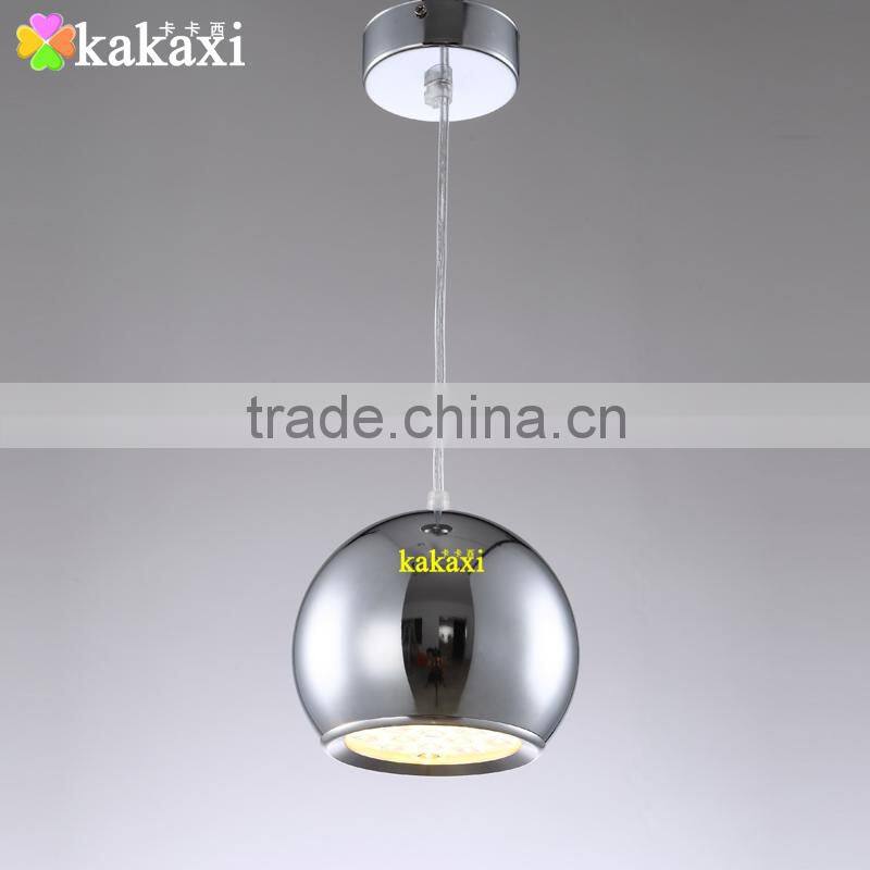 18W Apple LED Pendant Lights For Dining Room Lamp Plating Silver Color Creative LED Art Chandelier