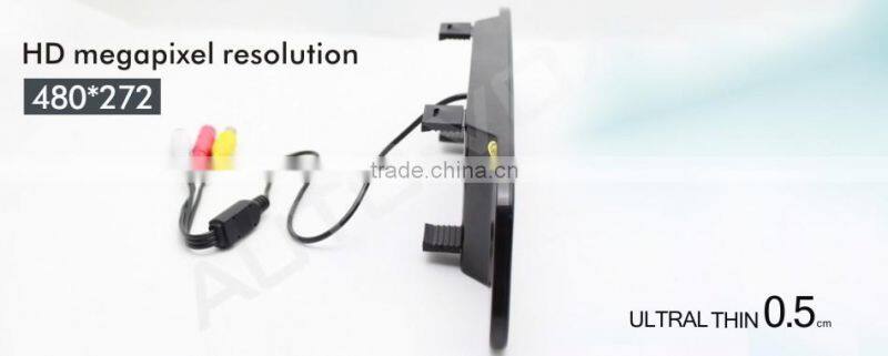Night vision car rear view system with 2 video inputs