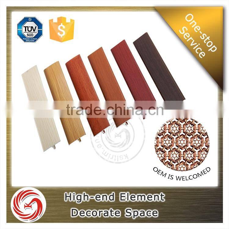 Customized size aluminum T floor cover strips