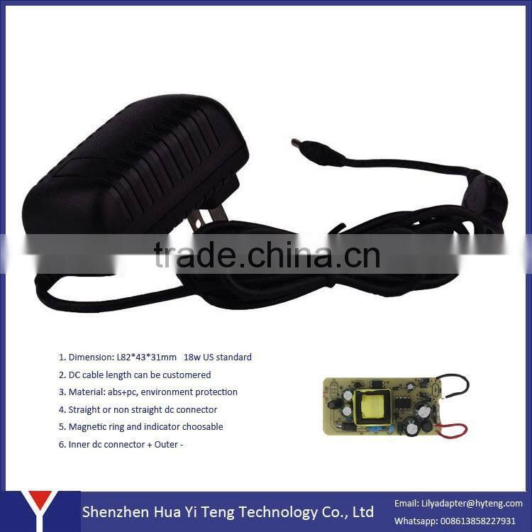 15W 5V AC DC Adapter US plug