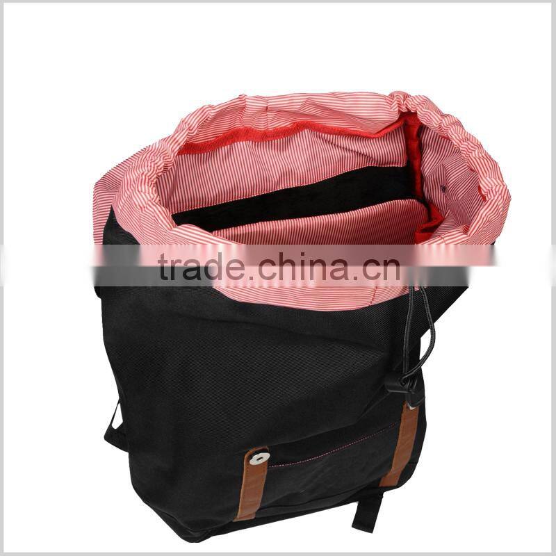 high quality custom drawstring canvas college bags