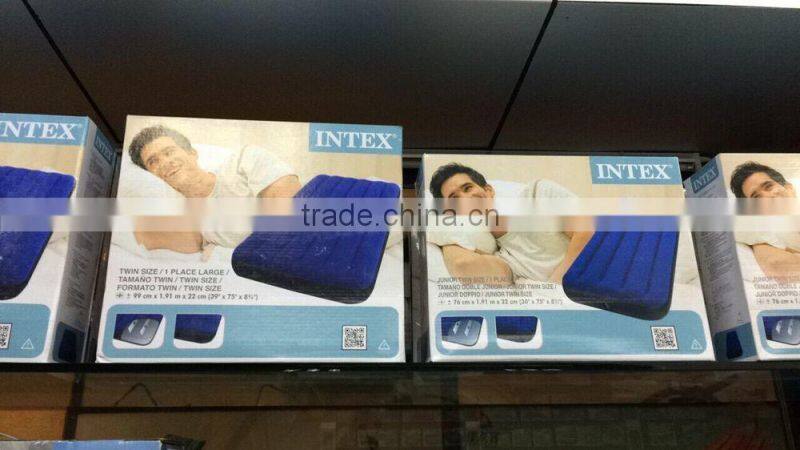 single and double sizes high quality outdoor and indoor inflatable air bed