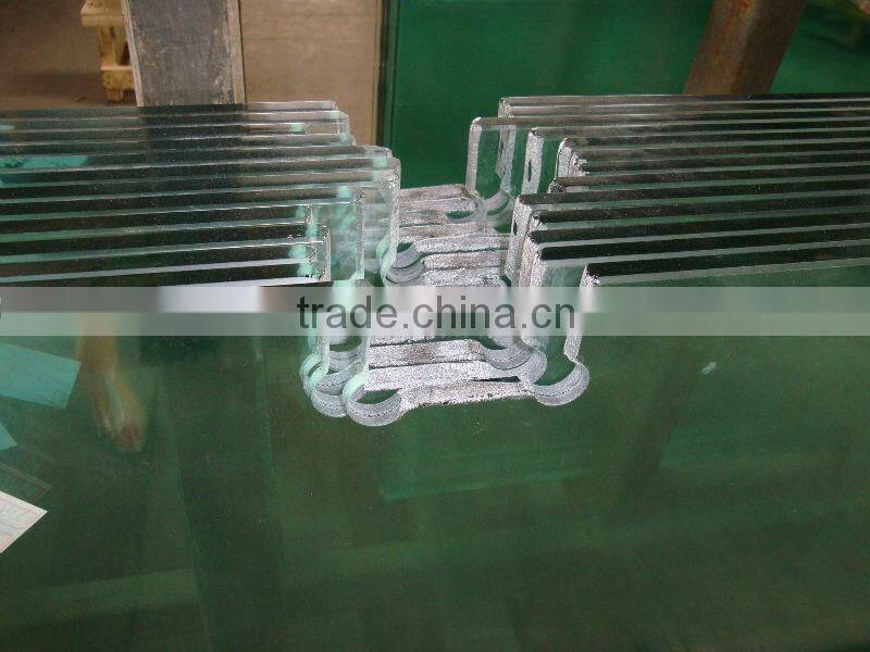 heat soaking safety glass for interior glass wall