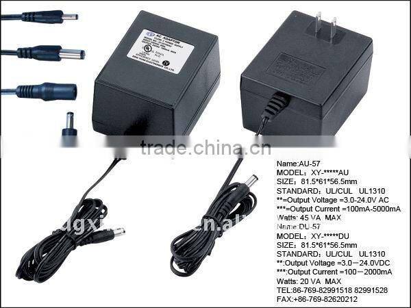 UL ,cUL listed AC/AC adaptor