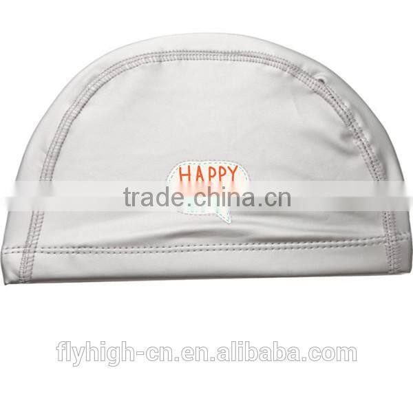 fashion wholesale custom pu swimming cap
