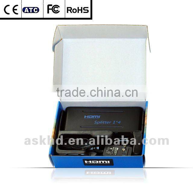 Hdmi Splitter V1.3 1 Input 4 Output support 3D